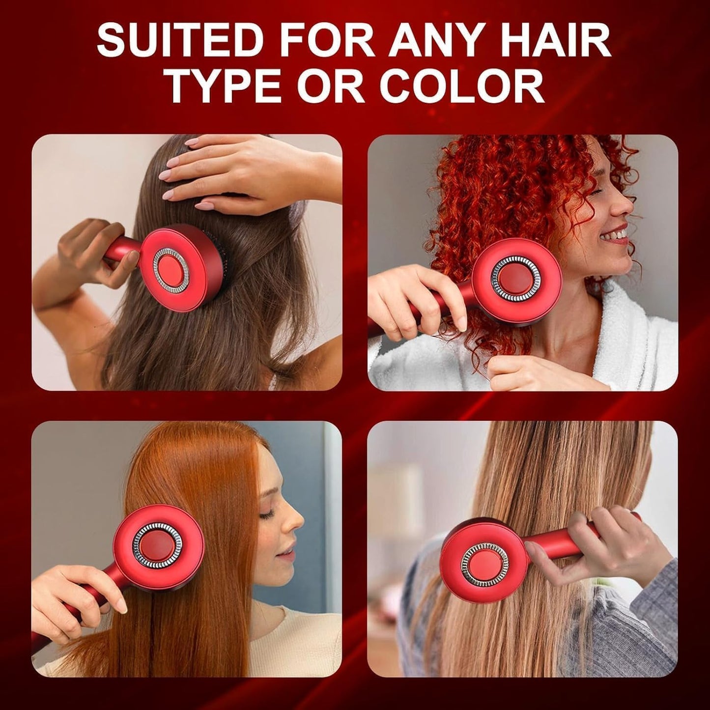 3-in-1 Therapy Scalp Massager Comb