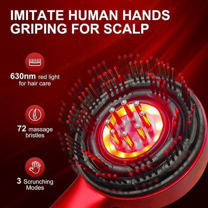 3-in-1 Therapy Scalp Massager Comb